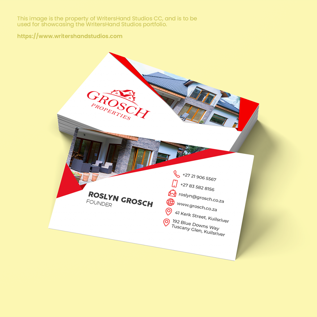 Grosch Properties Business Card